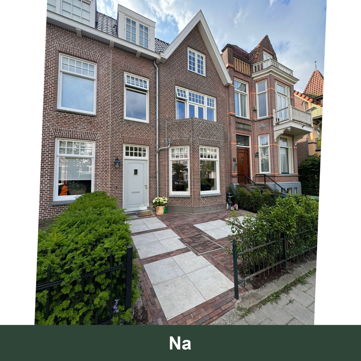 huis voorkant   na foto